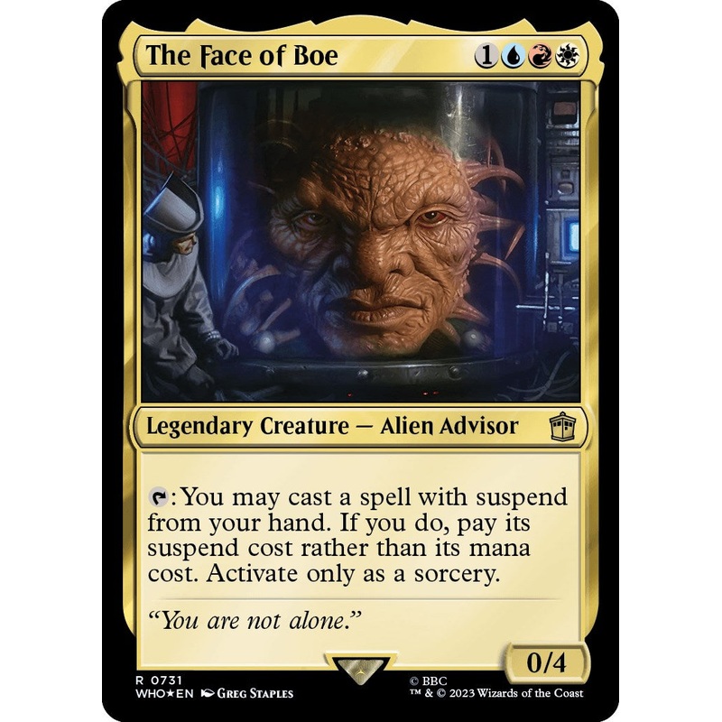 The Face of Boe (Surge Foil) [Doctor Who]