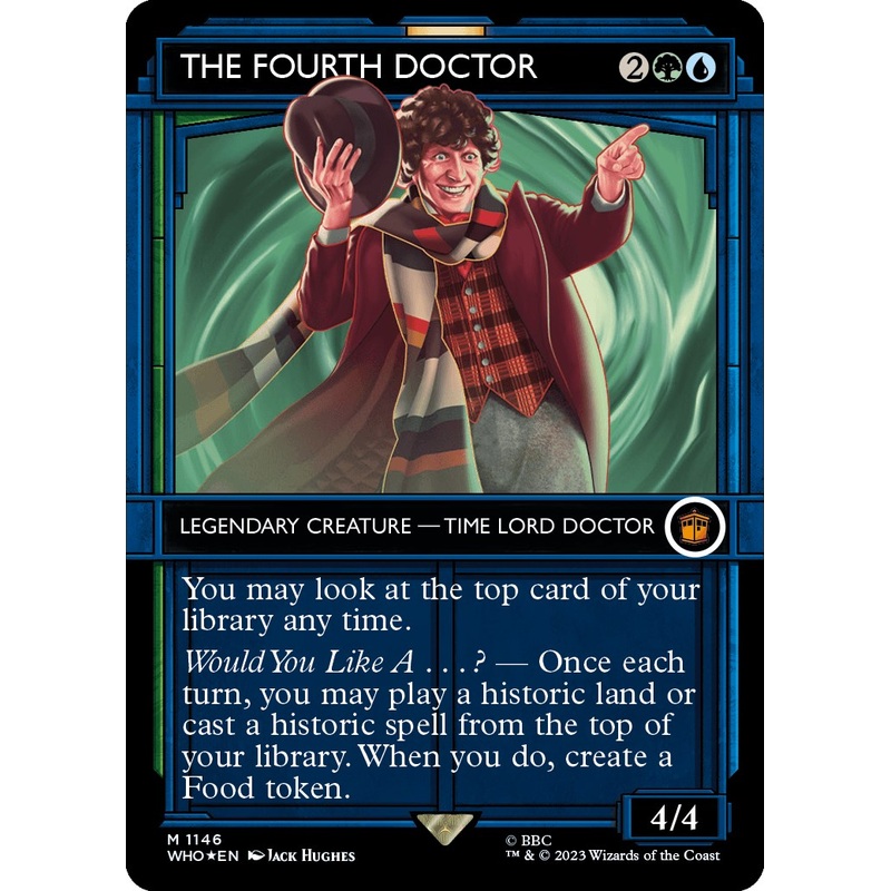 The Fourth Doctor (Showcase) (Surge Foil) [Doctor Who]