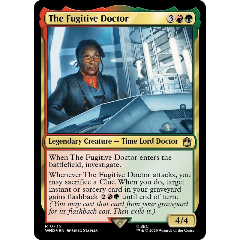 The Fugitive Doctor (Surge Foil) [Doctor Who]