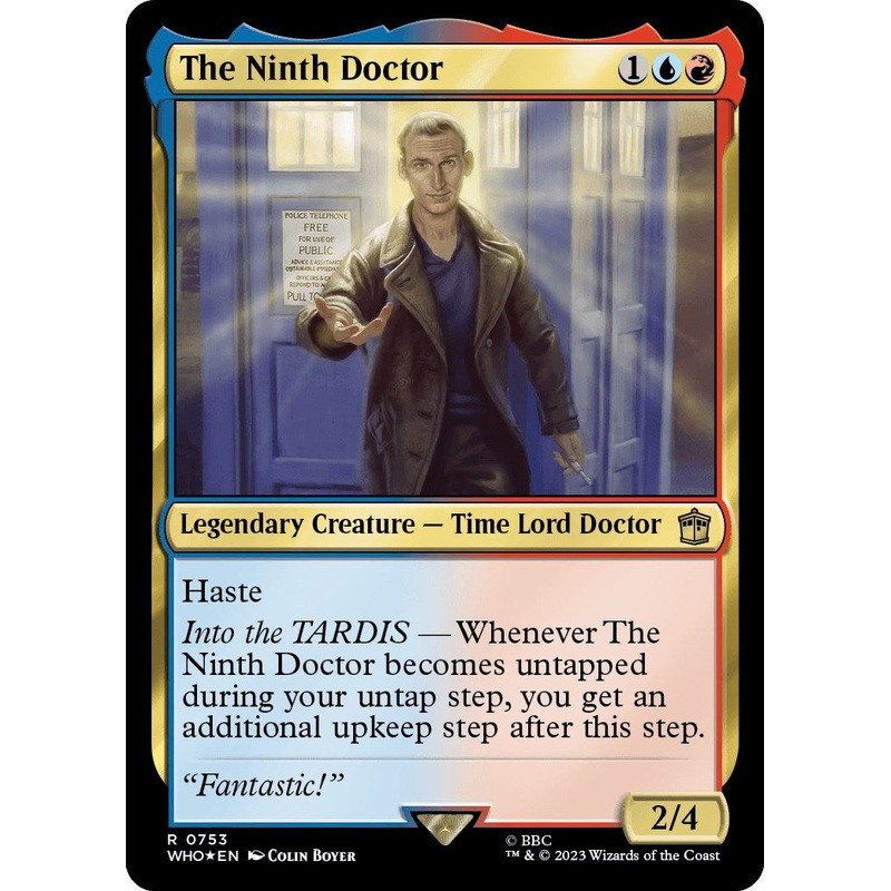 The Ninth Doctor (Surge Foil) [Doctor Who]