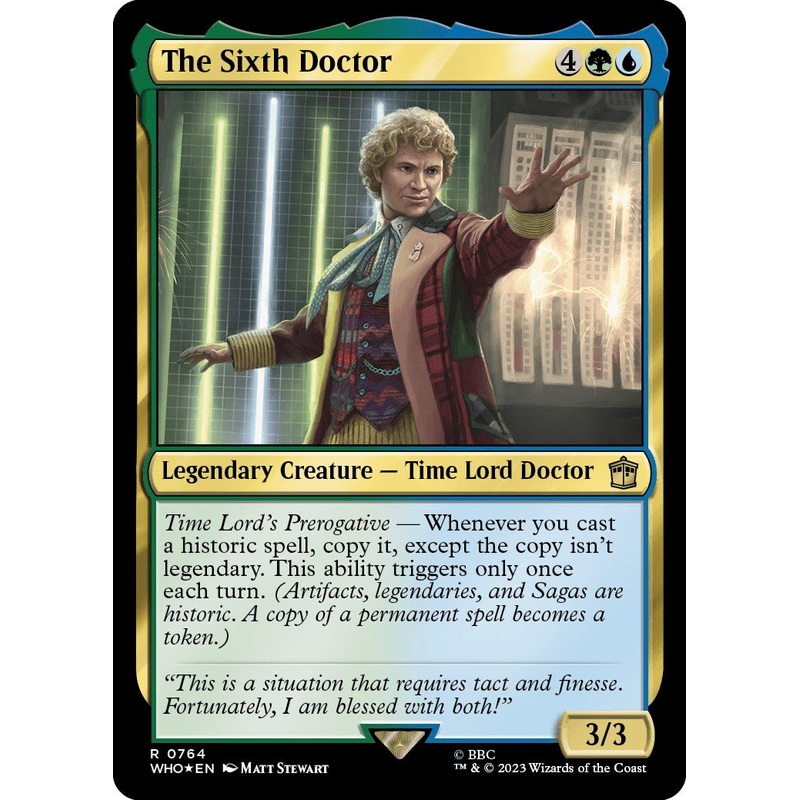 The Sixth Doctor (Surge Foil) [Doctor Who]