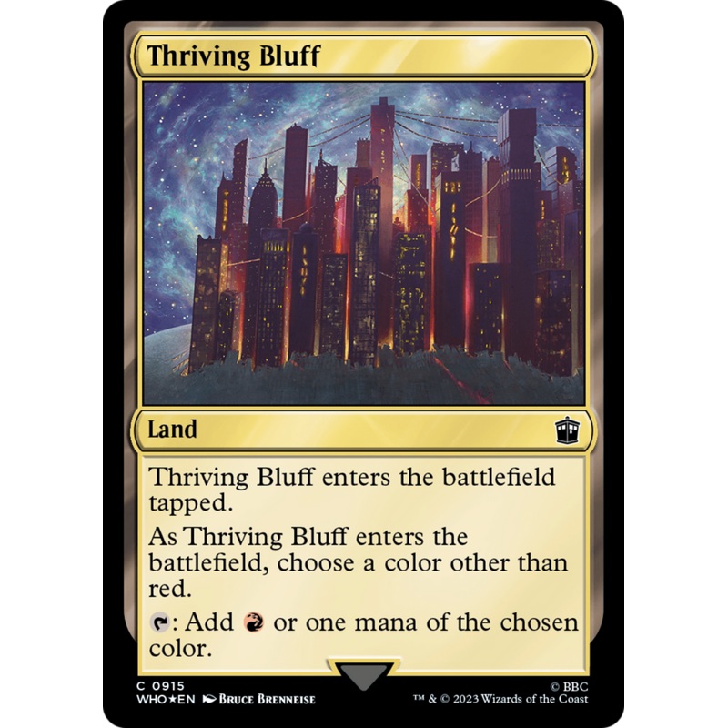 Thriving Bluff (Surge Foil) [Doctor Who]