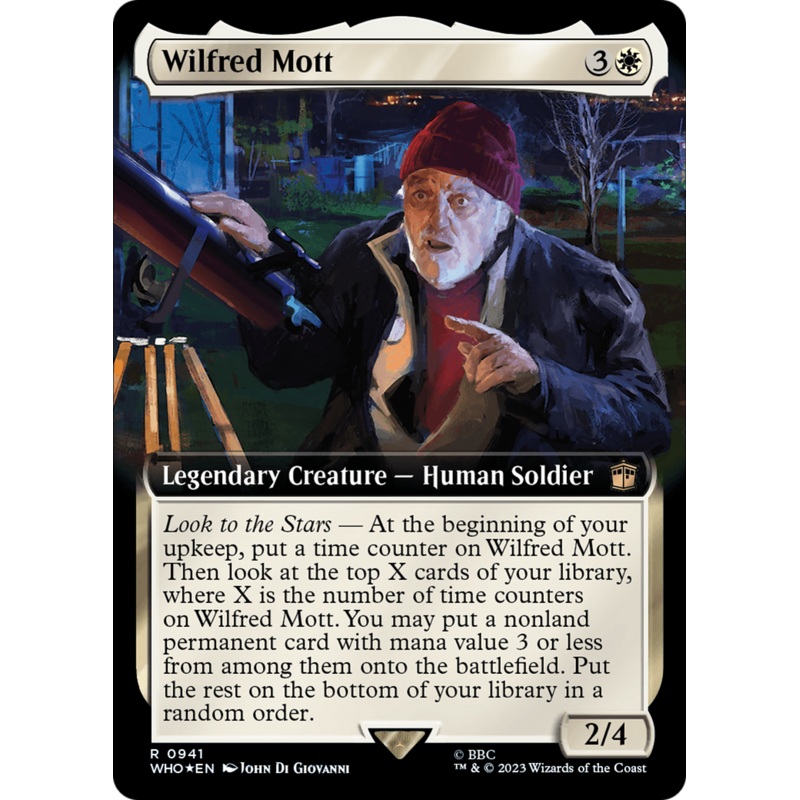 Wilfred Mott (Extended Art) (Surge Foil) [Doctor Who]