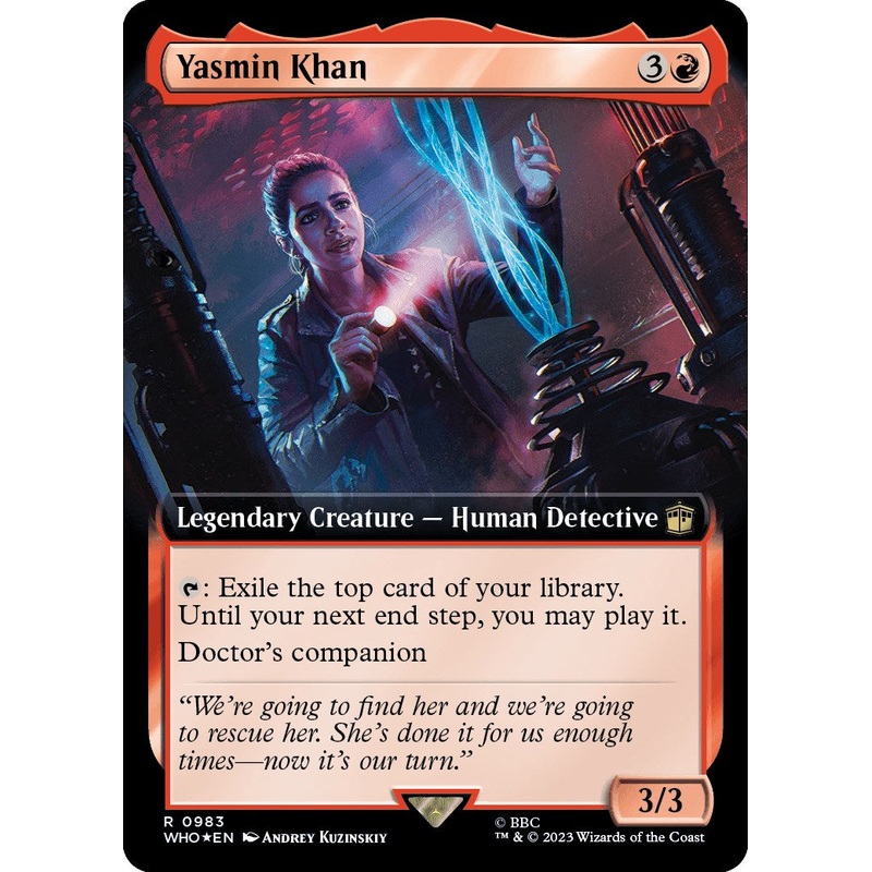 Yasmin Khan (Extended Art) (Surge Foil) [Doctor Who]