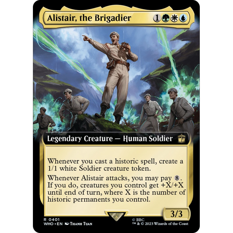 Alistair, the Brigadier (Extended Art) [Doctor Who]