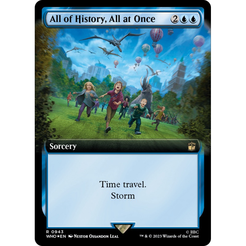 All of History, All at Once (Extended Art) (Surge Foil) [Doctor Who]