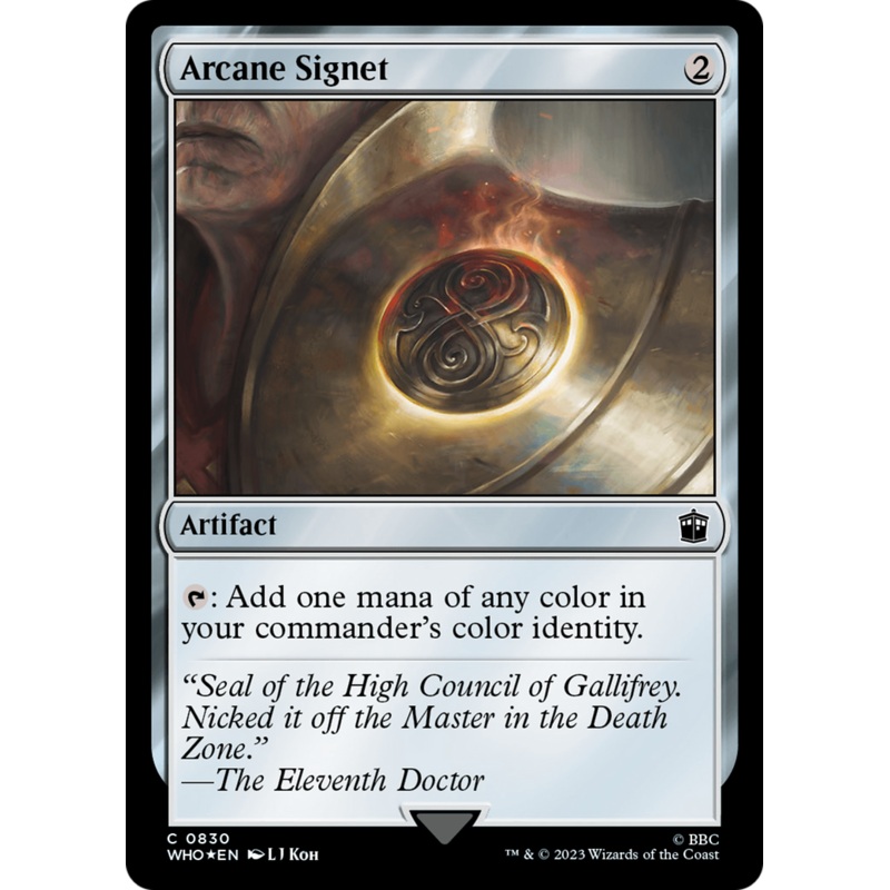 Arcane Signet (Surge Foil) [Doctor Who]