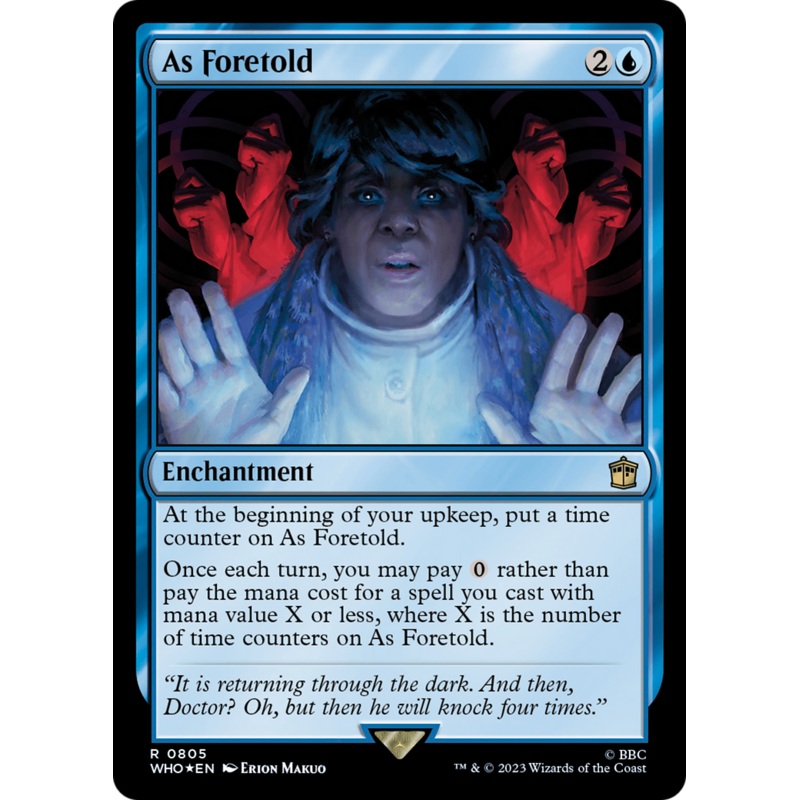 As Foretold (Surge Foil) [Doctor Who]