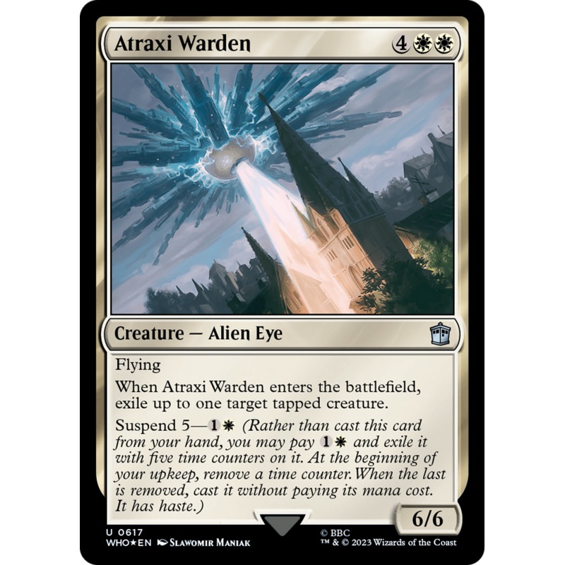 Atraxi Warden (Surge Foil) [Doctor Who]