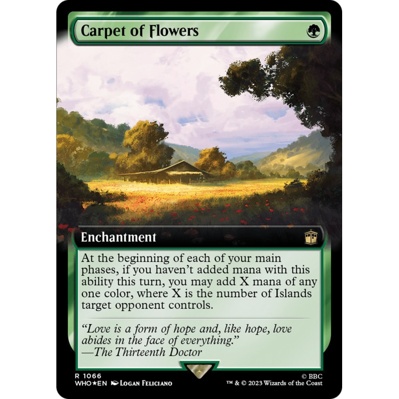 Carpet of Flowers (Extended Art) (Surge Foil) [Doctor Who]