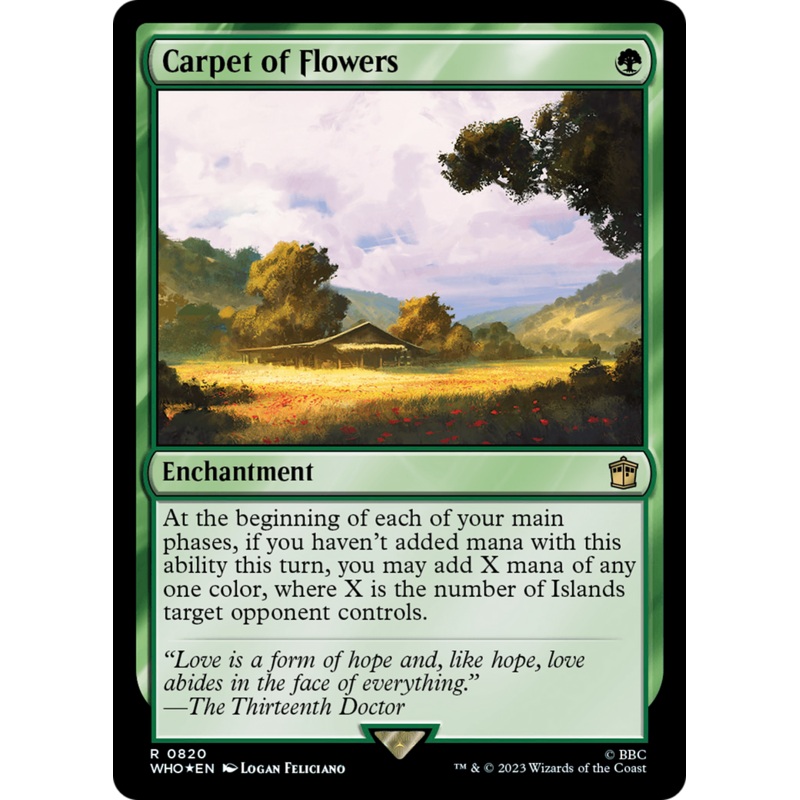 Carpet of Flowers (Surge Foil) [Doctor Who]