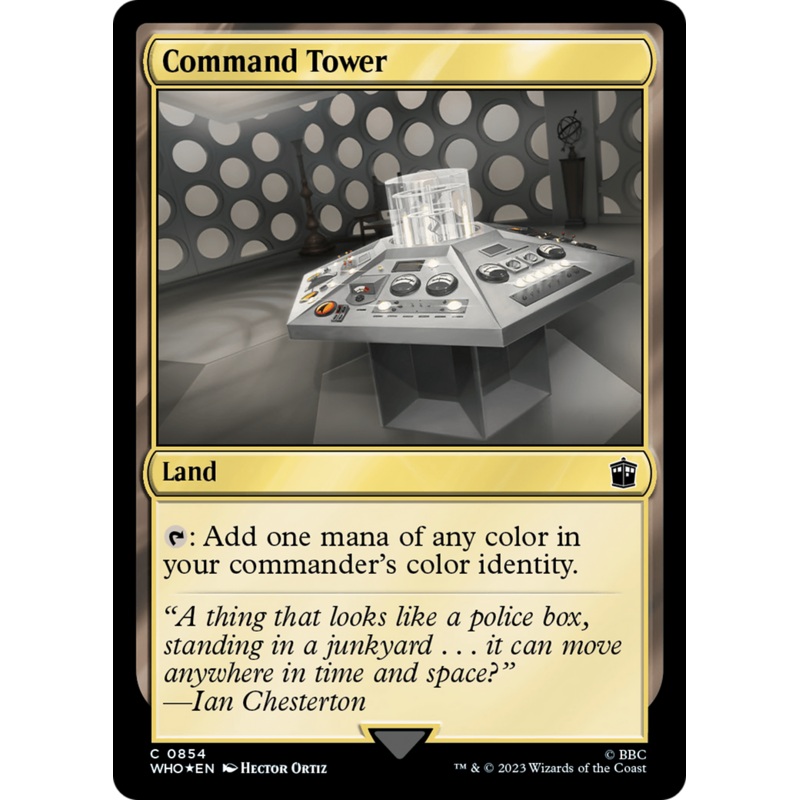 Command Tower (0854) (Surge Foil) [Doctor Who]