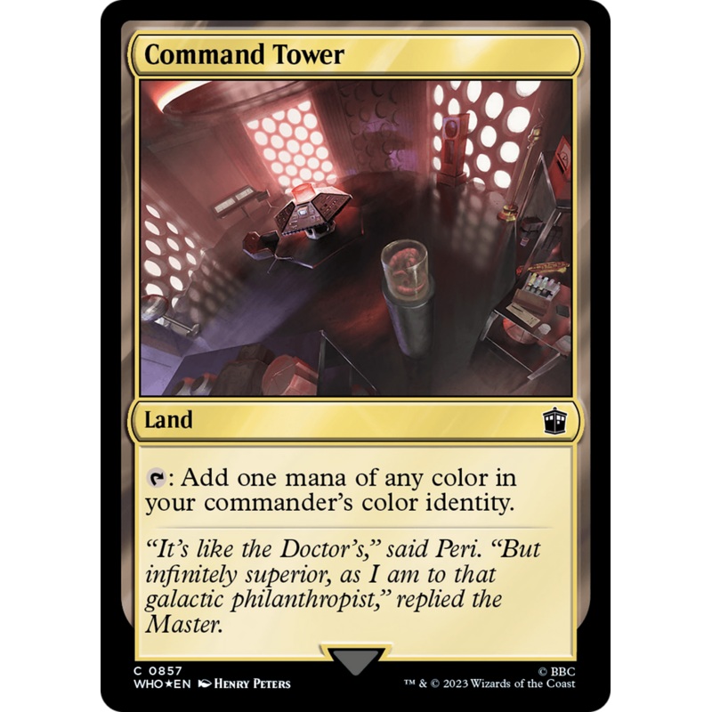 Command Tower (0857) (Surge Foil) [Doctor Who]
