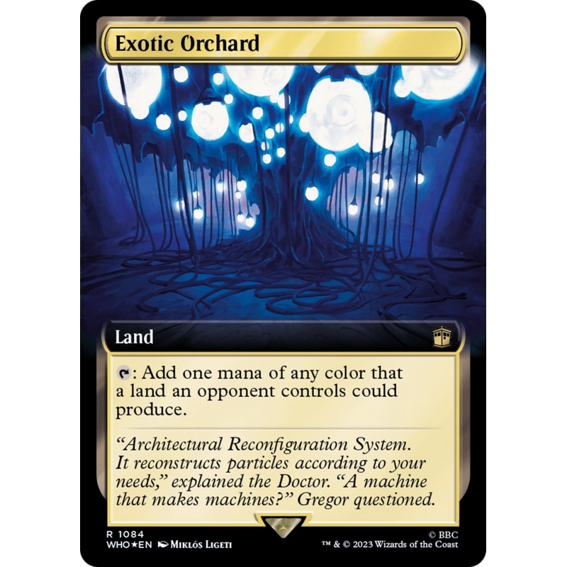 Exotic Orchard (Extended Art) (Surge Foil) [Doctor Who]