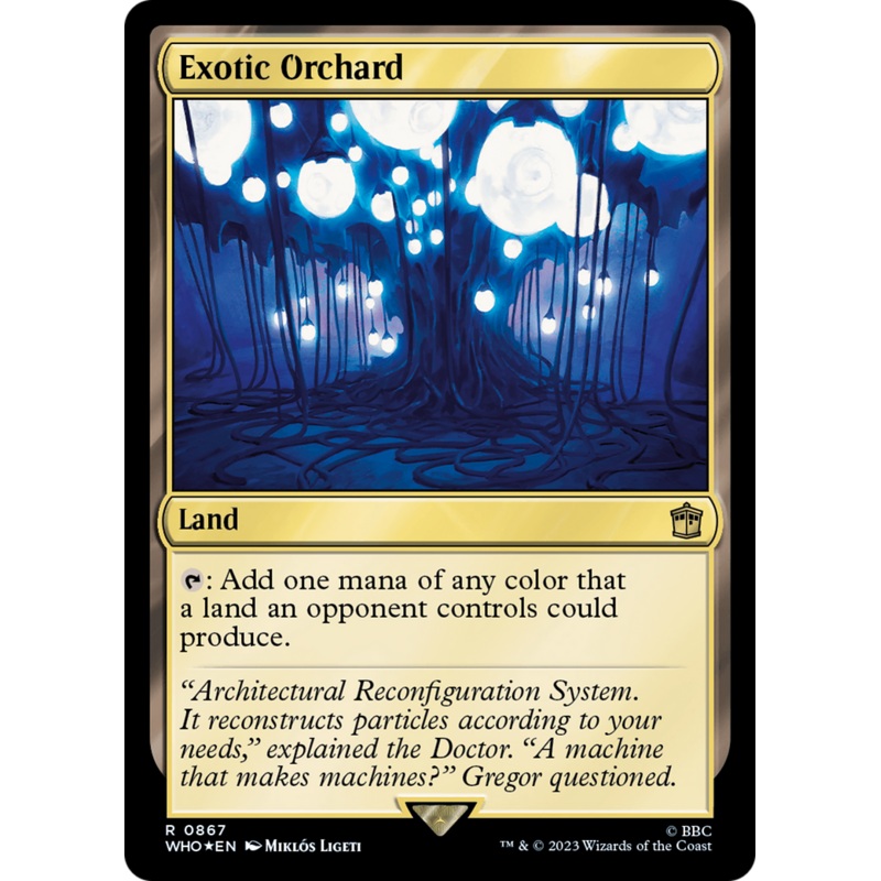 Exotic Orchard (Surge Foil) [Doctor Who]