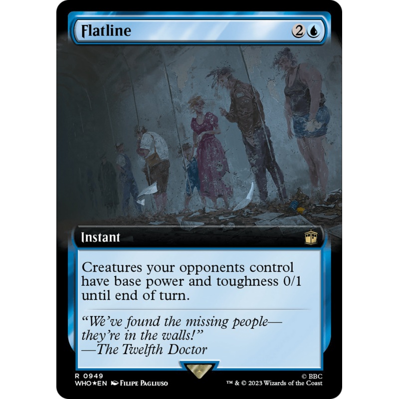Flatline (Extended Art) (Surge Foil) [Doctor Who]