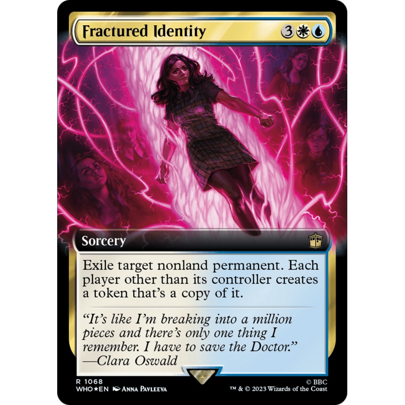Fractured Identity (Extended Art) (Surge Foil) [Doctor Who]
