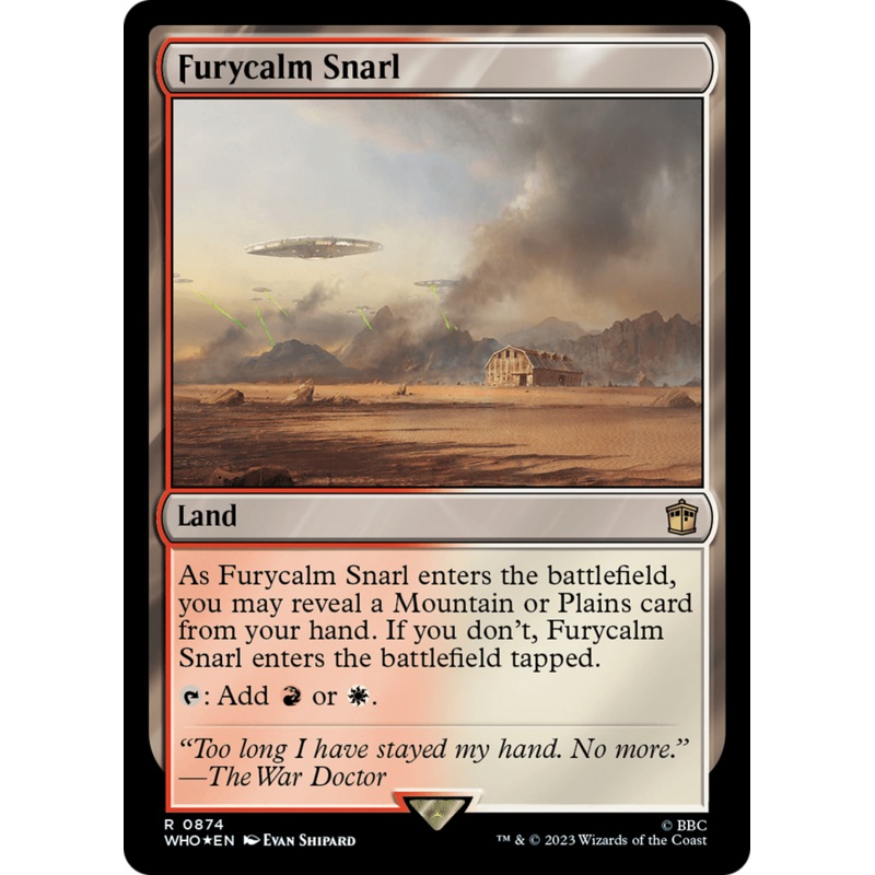 Furycalm Snarl (Surge Foil) [Doctor Who]
