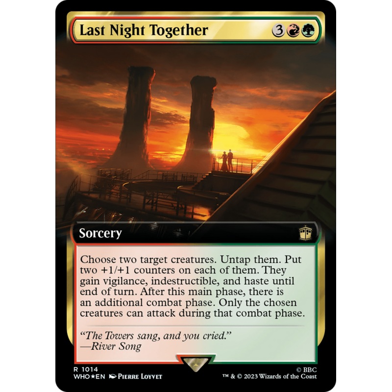 Last Night Together (Extended Art) (Surge Foil) [Doctor Who]