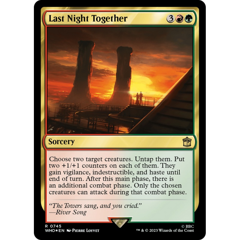 Last Night Together (Surge Foil) [Doctor Who]