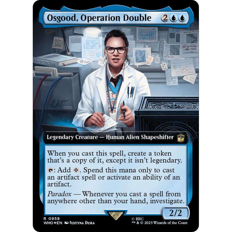 Osgood, Operation Double (Extended Art) (Surge Foil) [Doctor Who]