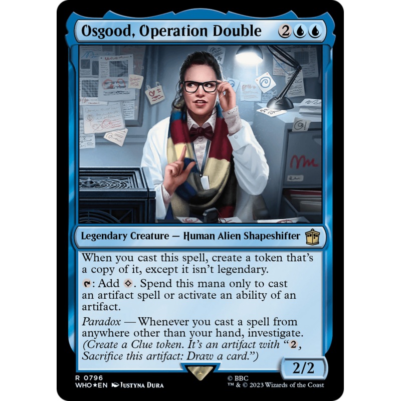 Osgood, Operation Double (Surge Foil) [Doctor Who]
