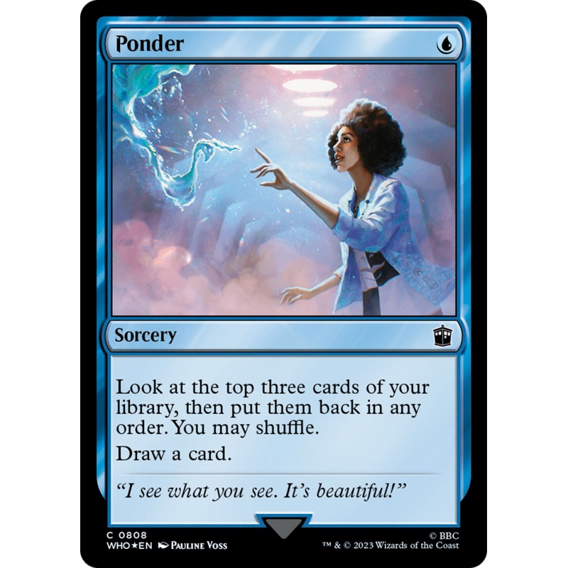 Ponder (Surge Foil) [Doctor Who]