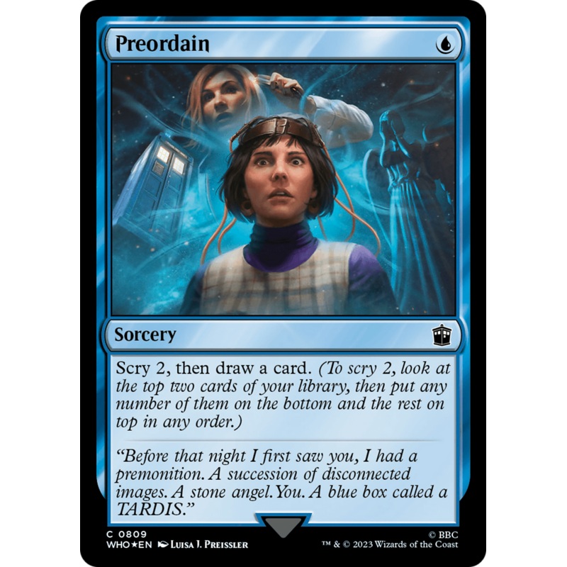 Preordain (Surge Foil) [Doctor Who]