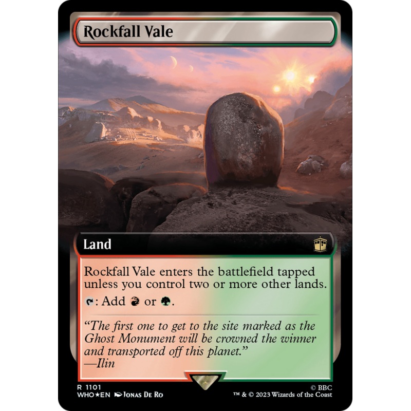 Rockfall Vale (Extended Art) (Surge Foil) [Doctor Who]