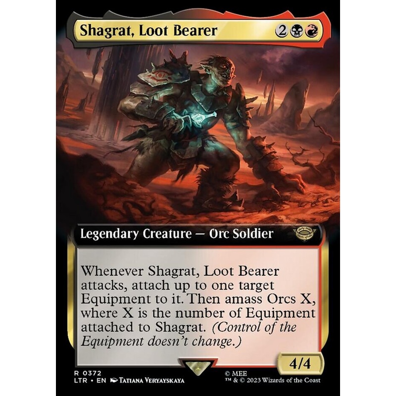 Shagrat, Loot Bearer (Extended Art) [The Lord of the Rings: Tales of Middle-Earth]