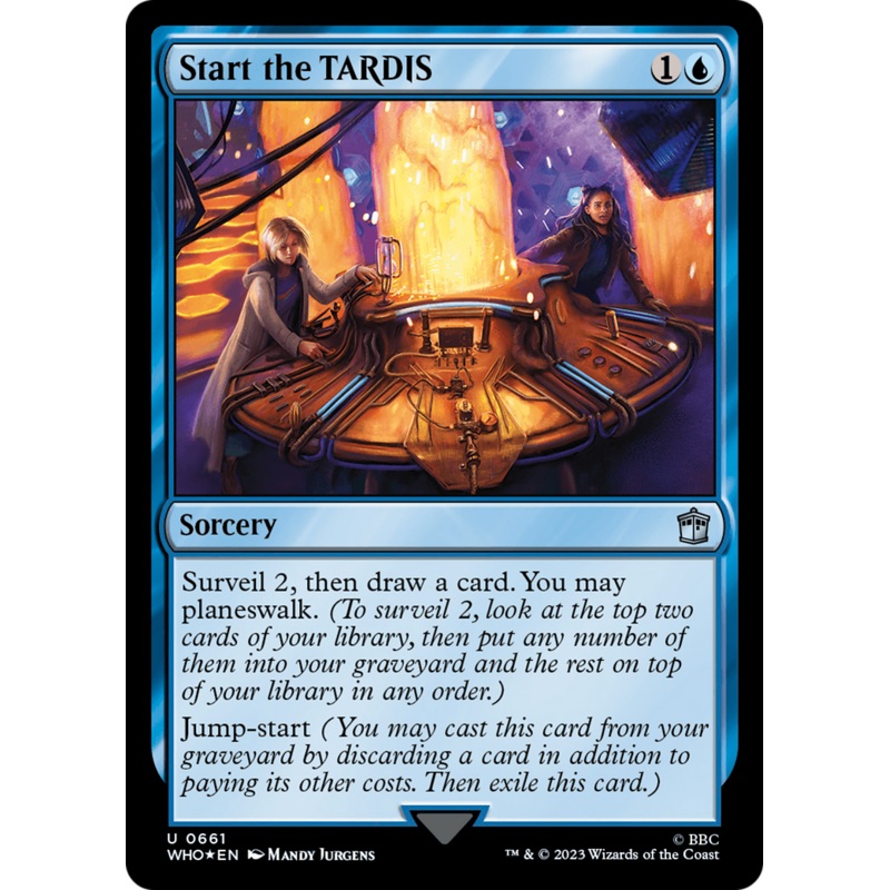 Start the TARDIS (Surge Foil) [Doctor Who]