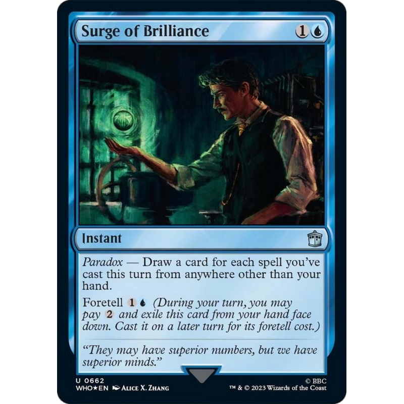 Surge of Brilliance (Surge Foil) [Doctor Who]