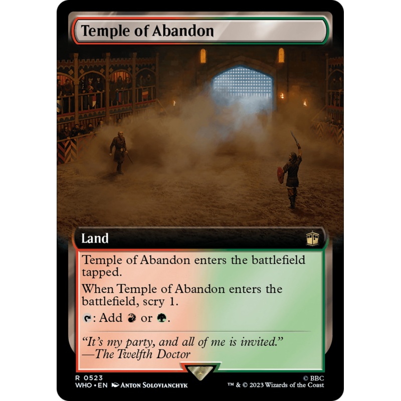Temple of Abandon (Extended Art) [Doctor Who]
