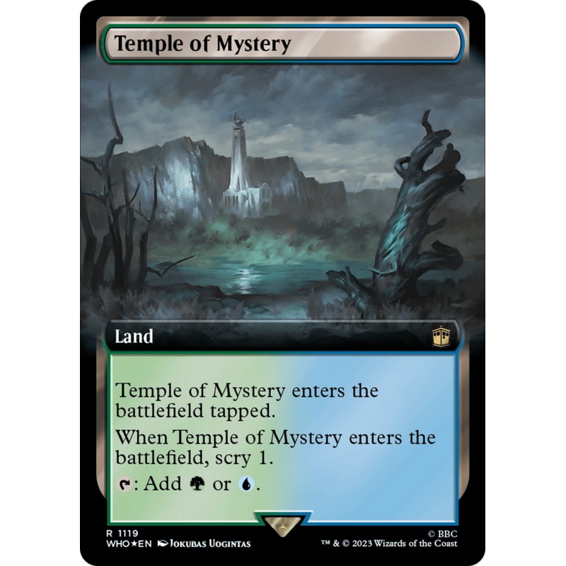 Temple of Mystery (Extended Art) (Surge Foil) [Doctor Who]