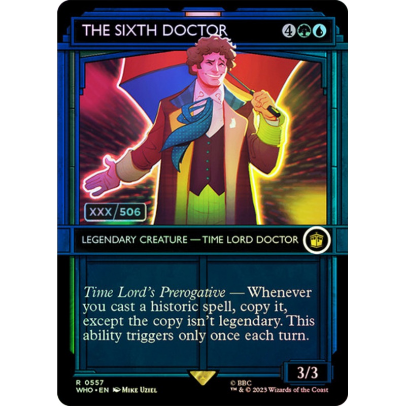 The Sixth Doctor (Serial Numbered) [Doctor Who]