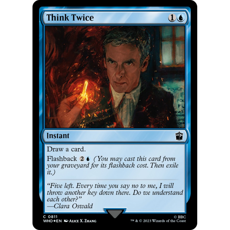 Think Twice (Surge Foil) [Doctor Who]