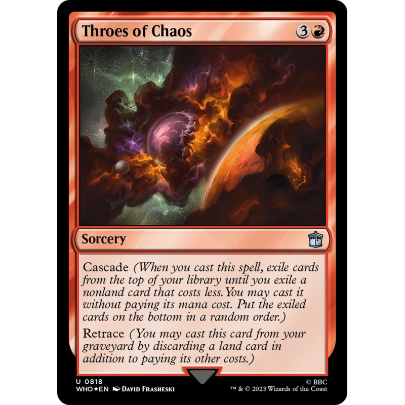 Throes of Chaos (Surge Foil) [Doctor Who]
