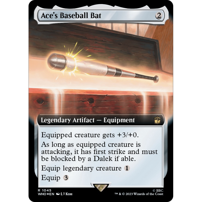 Ace's Baseball Bat (Extended Art) (Surge Foil) [Doctor Who]