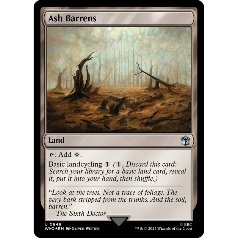 Ash Barrens (Surge Foil) [Doctor Who]