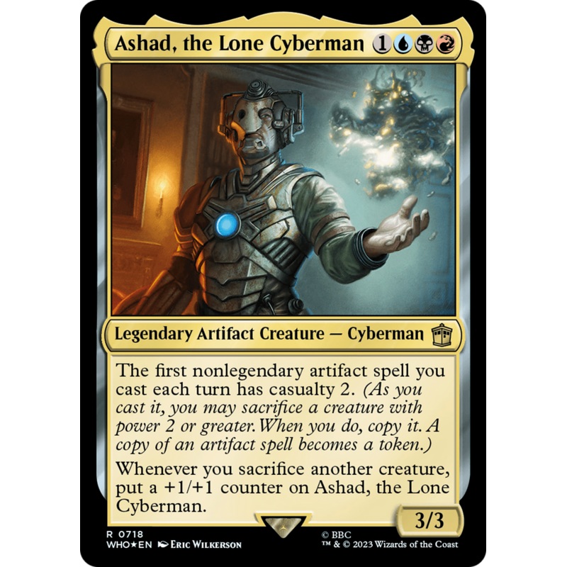 Ashad, the Lone Cyberman (Surge Foil) [Doctor Who]