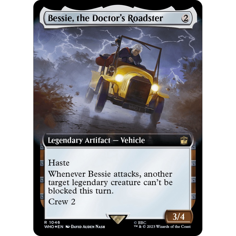 Bessie, the Doctor's Roadster (Extended Art) (Surge Foil) [Doctor Who]