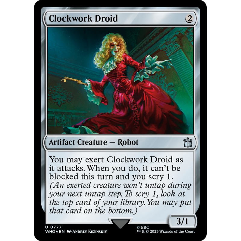 Clockwork Droid (Surge Foil) [Doctor Who]