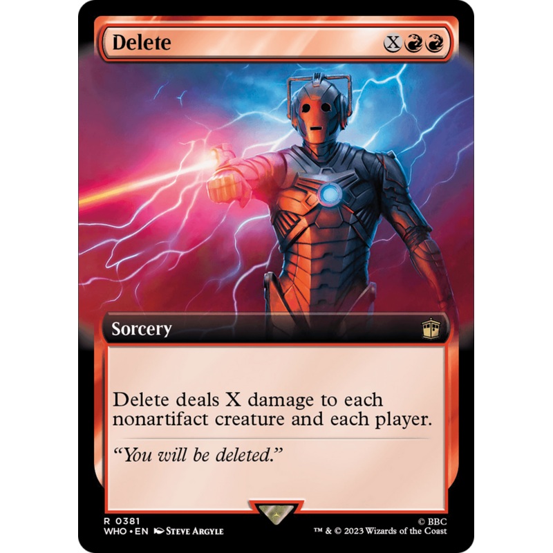 Delete (Extended Art) [Doctor Who]