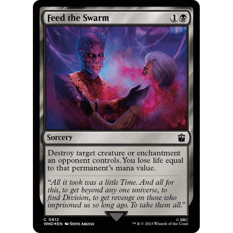 Feed the Swarm (Surge Foil) [Doctor Who]