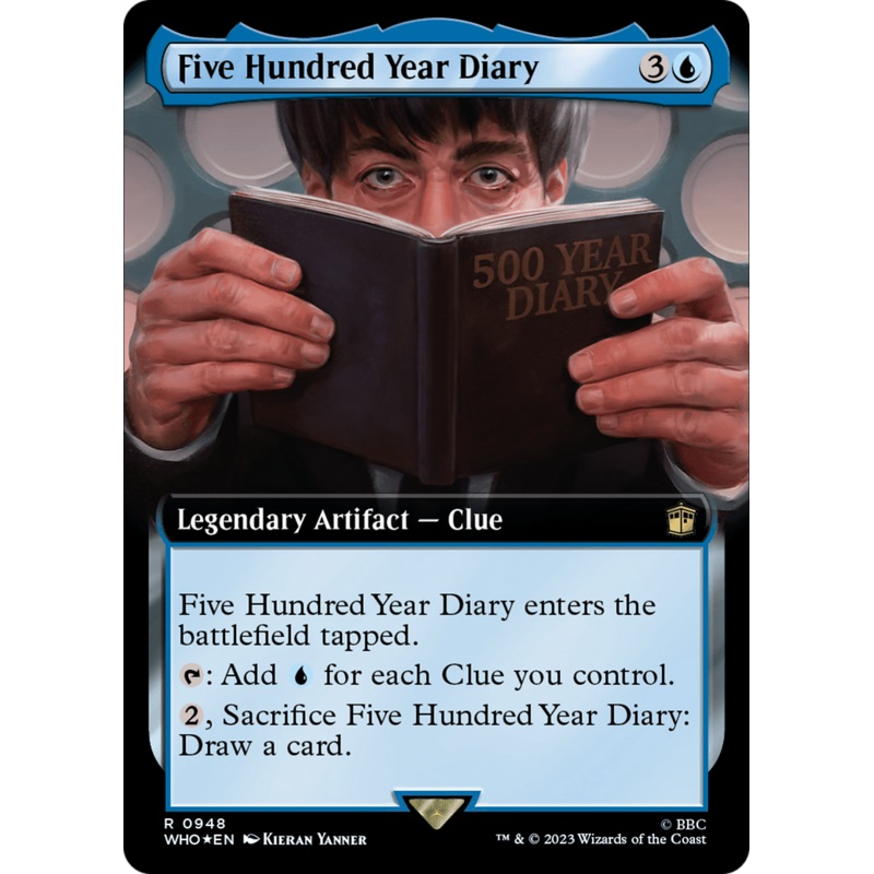 Five Hundred Year Diary (Extended Art) (Surge Foil) [Doctor Who]