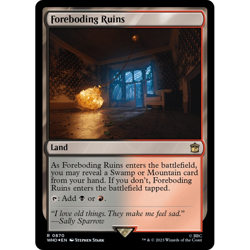 Foreboding Ruins (Surge Foil) [Doctor Who]