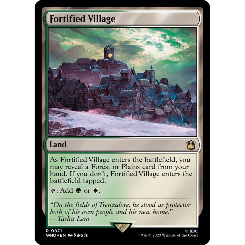 Fortified Village (Surge Foil) [Doctor Who]