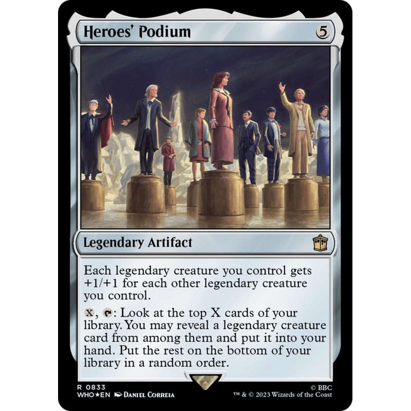 Heroes' Podium (Surge Foil) [Doctor Who]