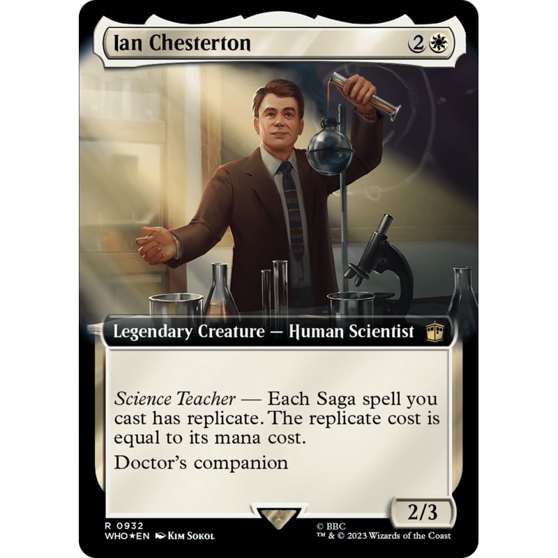 Ian Chesterton (Extended Art) (Surge Foil) [Doctor Who]
