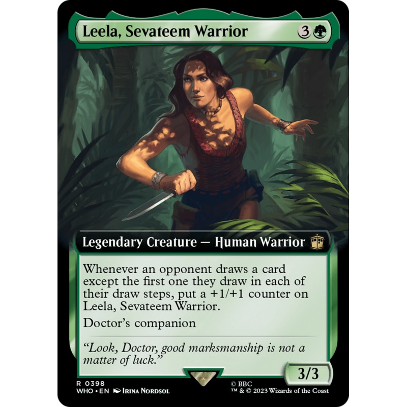 Leela, Sevateem Warrior (Extended Art) [Doctor Who]